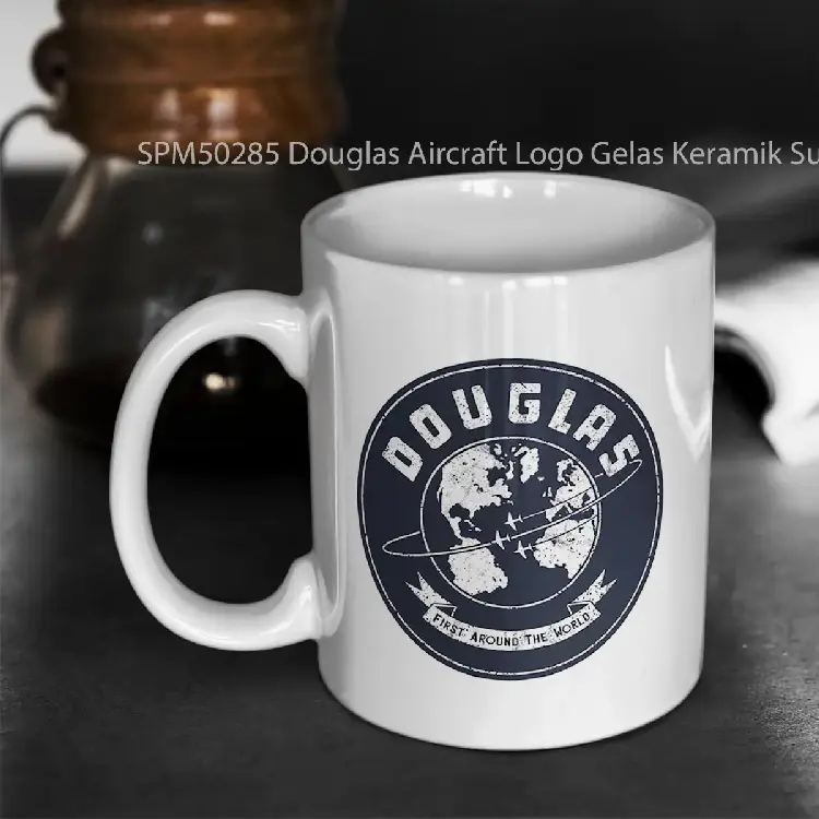 SPM50285 Douglas Aircraft Logo Gelas Keramik Supermug