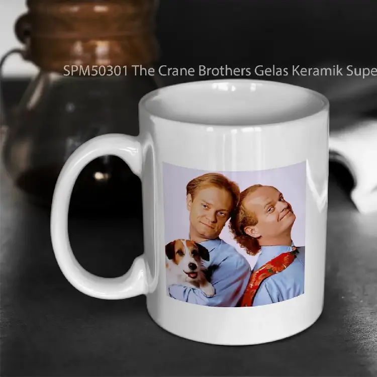 SPM50301 The Crane Brothers Gelas Keramik Supermug