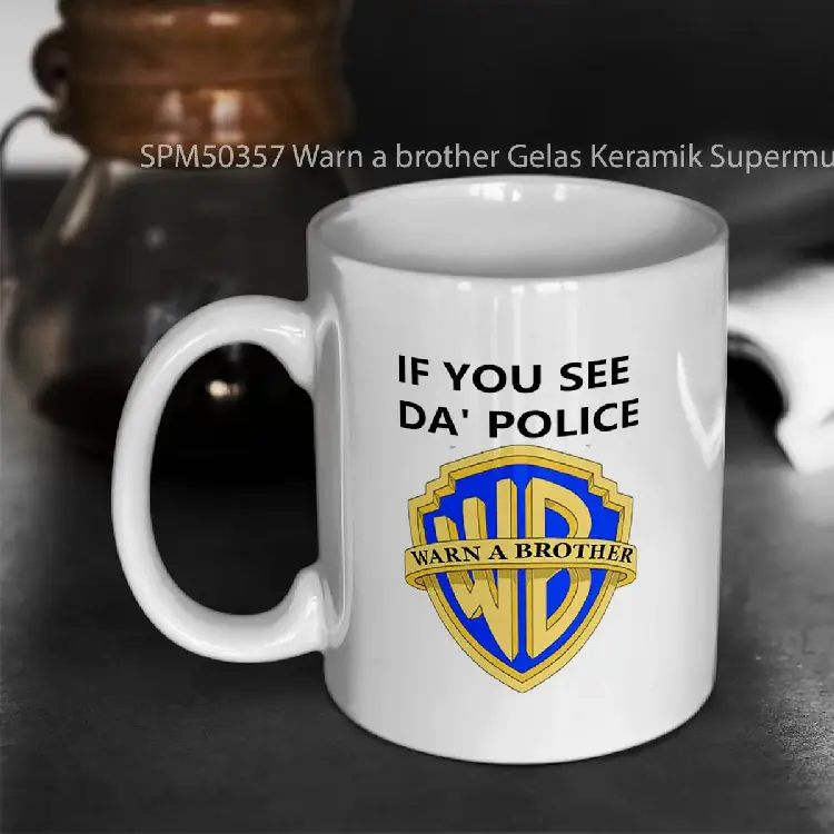 SPM50357 Warn a brother Gelas Keramik Supermug