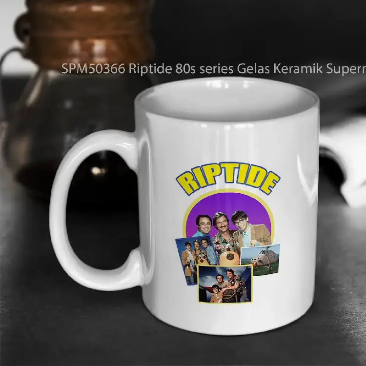SPM50366 Riptide 80s series Gelas Keramik Supermug