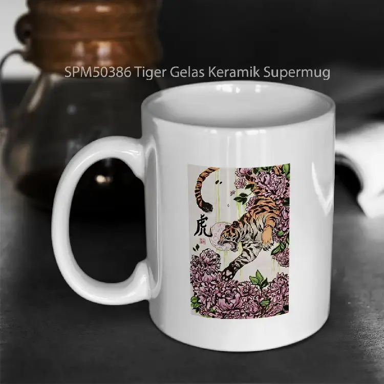SPM50386 Tiger Gelas Keramik Supermug