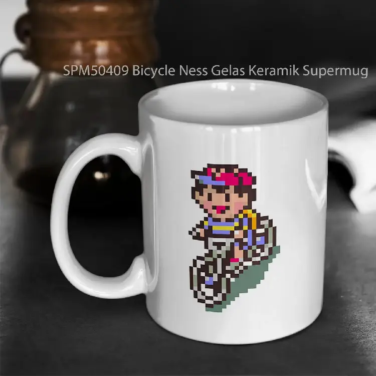 SPM50409 Bicycle Ness Gelas Keramik Supermug