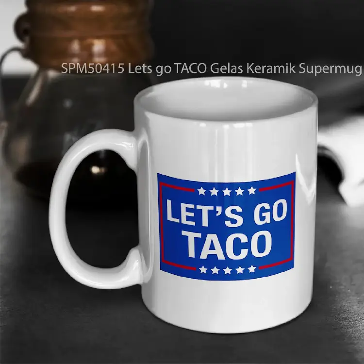 SPM50415 Lets go TACO Gelas Keramik Supermug
