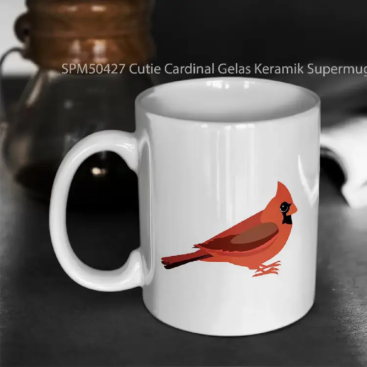 SPM50427 Cutie Cardinal Gelas Keramik Supermug