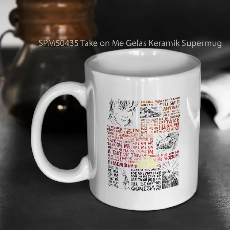 SPM50435 Take on Me Gelas Keramik Supermug