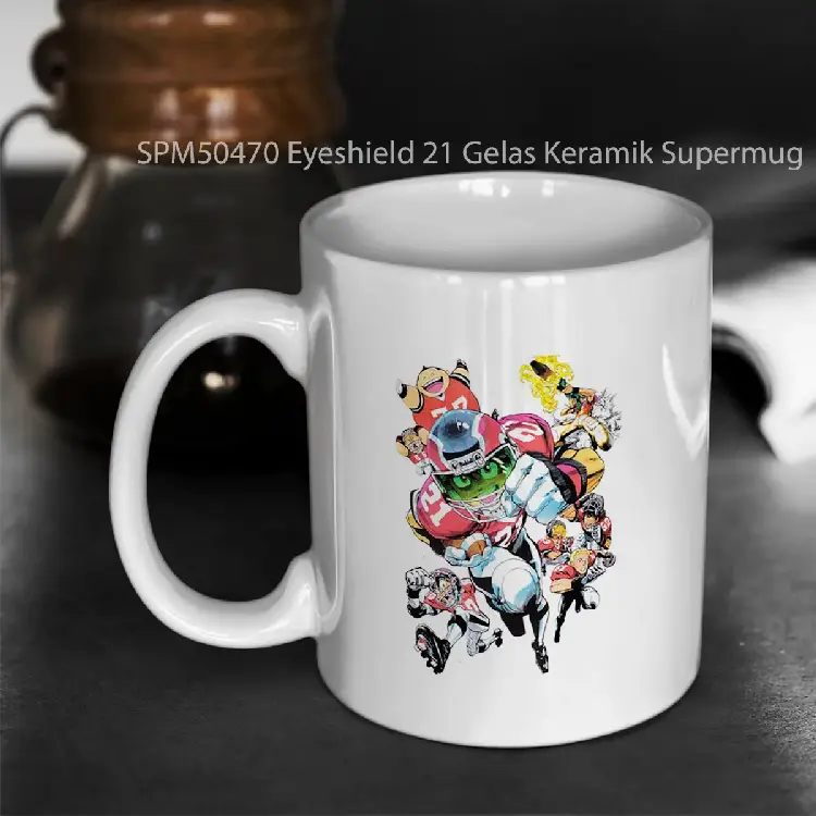 SPM50470 Eyeshield 21 Gelas Keramik Supermug