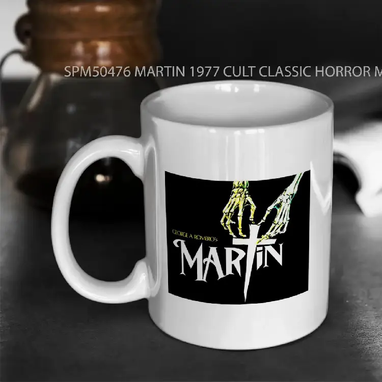 SPM50476 MARTIN 1977 CULT CLASSIC HORROR MOVIE Gelas Keramik Supermug
