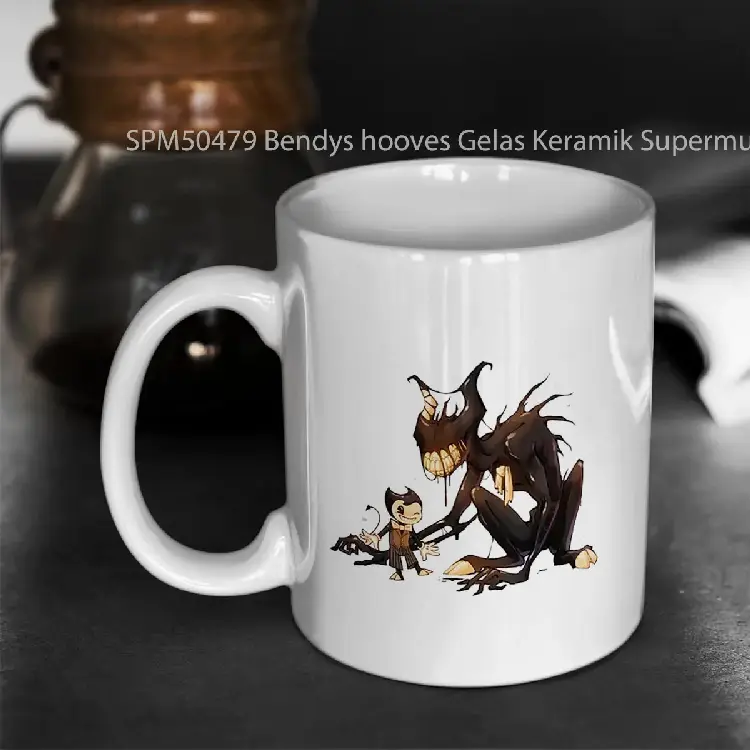 SPM50479 Bendys hooves Gelas Keramik Supermug