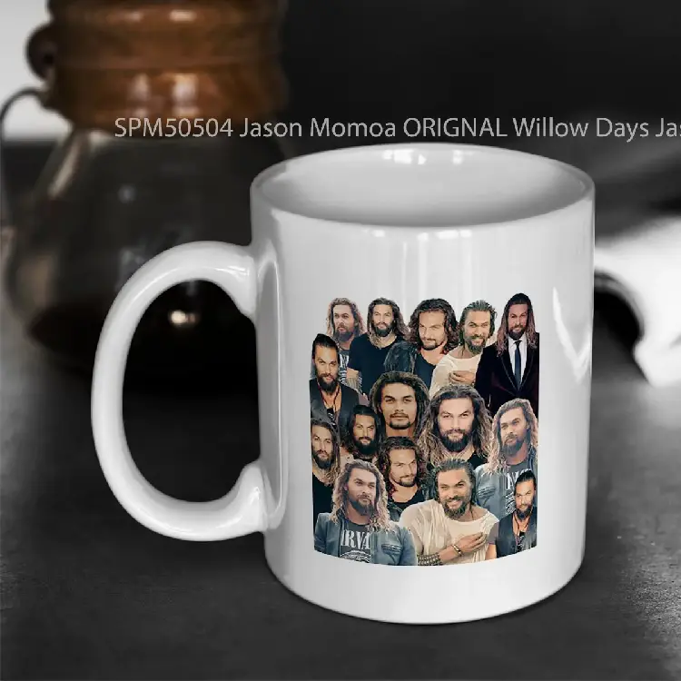 SPM50504 Jason Momoa ORIGNAL Willow Days Jason Momoa Collage Gelas Keramik Supermug