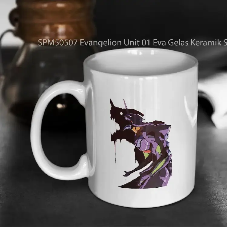 SPM50507 Evangelion Unit 01 Eva Gelas Keramik Supermug