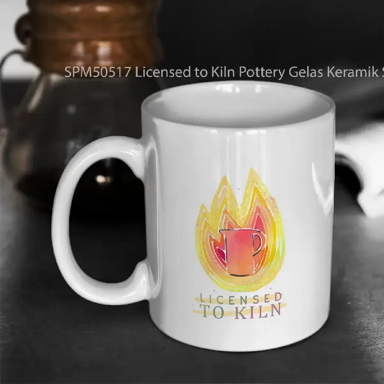SPM50517 Licensed to Kiln Pottery Gelas Keramik Supermug