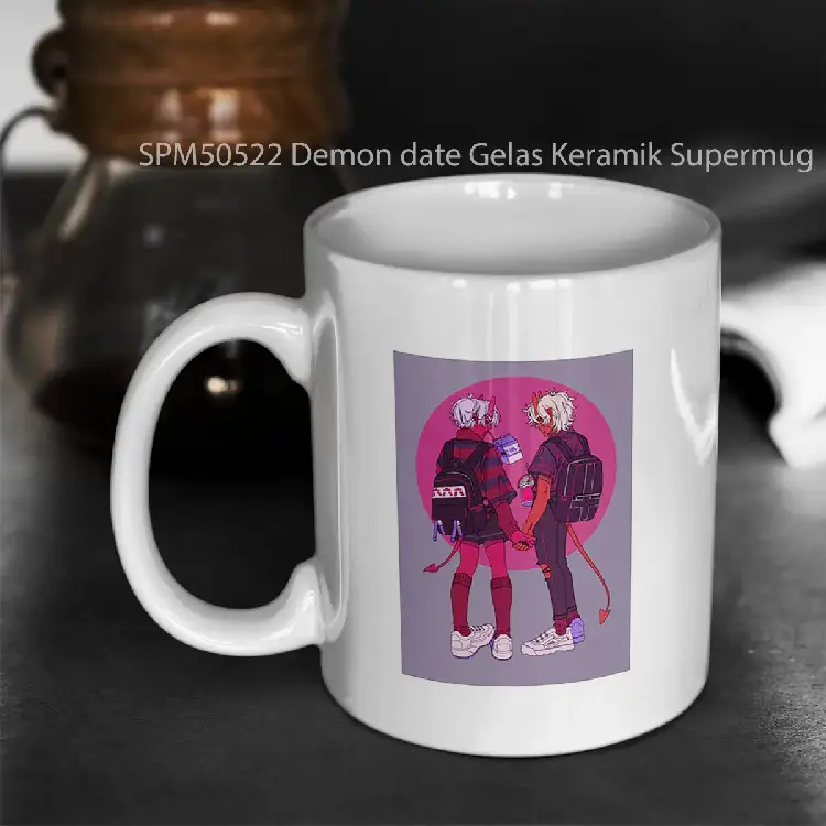 SPM50522 Demon date Gelas Keramik Supermug
