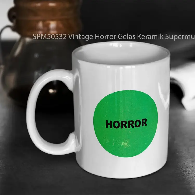 SPM50532 Vintage Horror Gelas Keramik Supermug