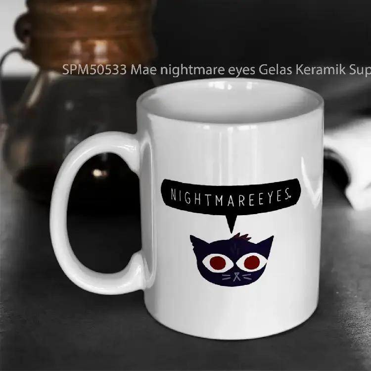 SPM50533 Mae nightmare eyes Gelas Keramik Supermug