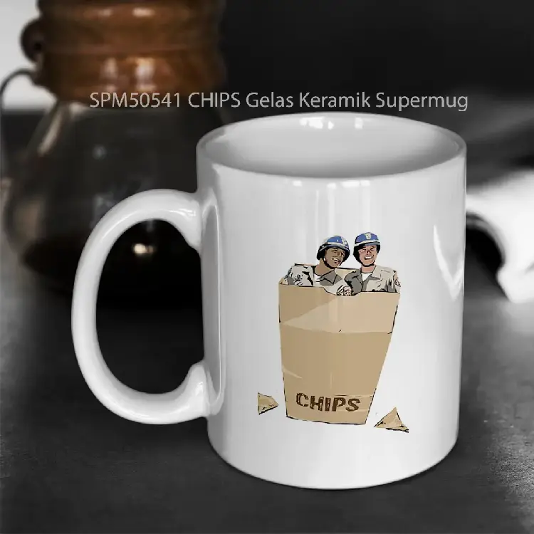 SPM50541 CHIPS Gelas Keramik Supermug