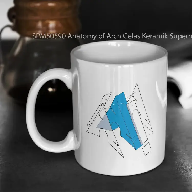 SPM50590 Anatomy of Arch Gelas Keramik Supermug