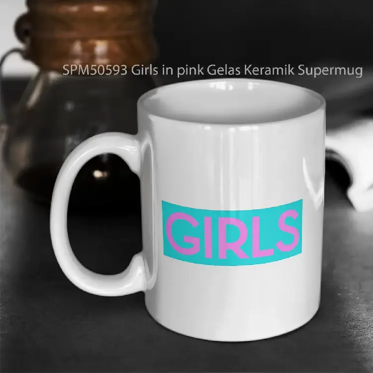 SPM50593 Girls in pink Gelas Keramik Supermug