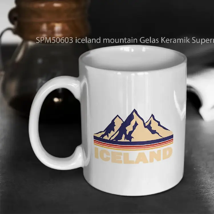 SPM50603 iceland mountain Gelas Keramik Supermug