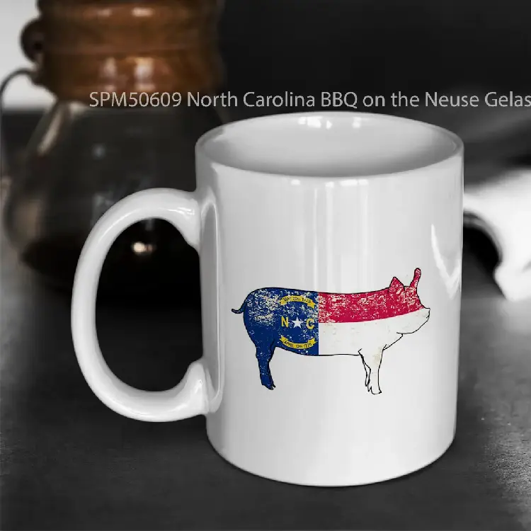 SPM50609 North Carolina BBQ on the Neuse Gelas Keramik Supermug