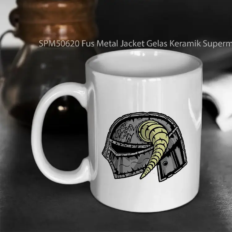 SPM50620 Fus Metal Jacket Gelas Keramik Supermug