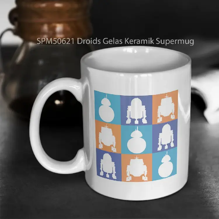 SPM50621 Droids Gelas Keramik Supermug