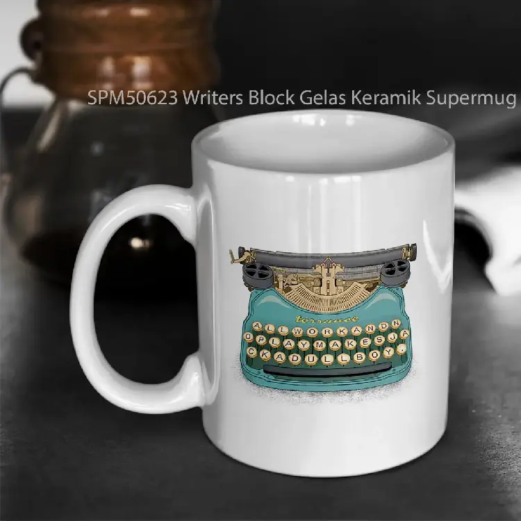 SPM50623 Writers Block Gelas Keramik Supermug