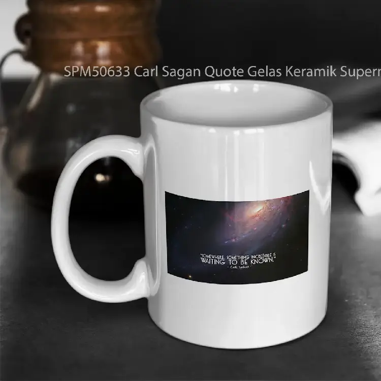 SPM50633 Carl Sagan Quote Gelas Keramik Supermug