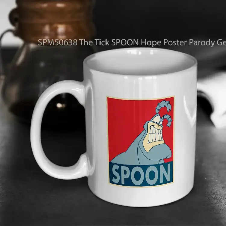 SPM50638 The Tick SPOON Hope Poster Parody Gelas Keramik Supermug