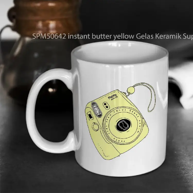 SPM50642 instant butter yellow Gelas Keramik Supermug