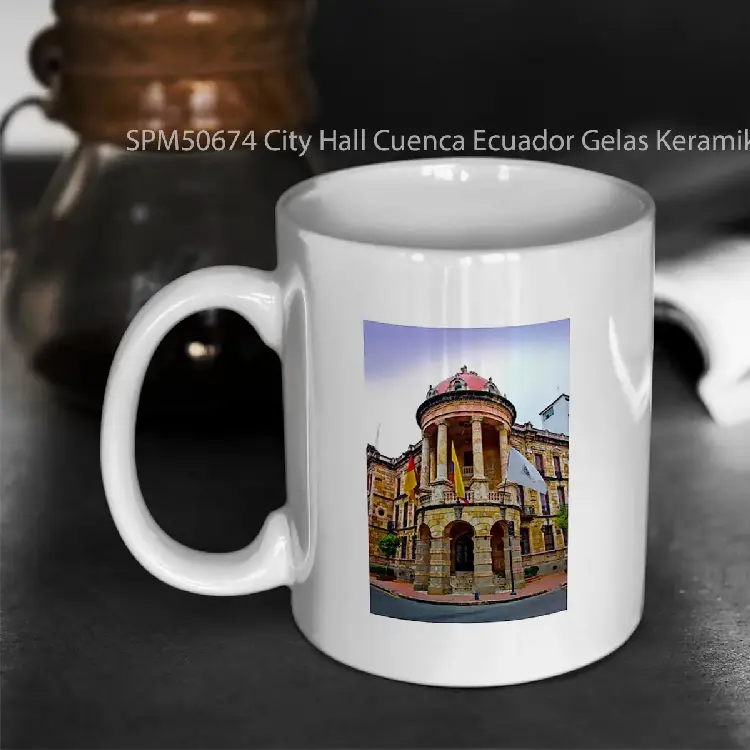 SPM50674 City Hall Cuenca Ecuador Gelas Keramik Supermug