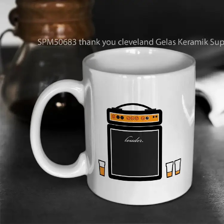 SPM50683 thank you cleveland Gelas Keramik Supermug