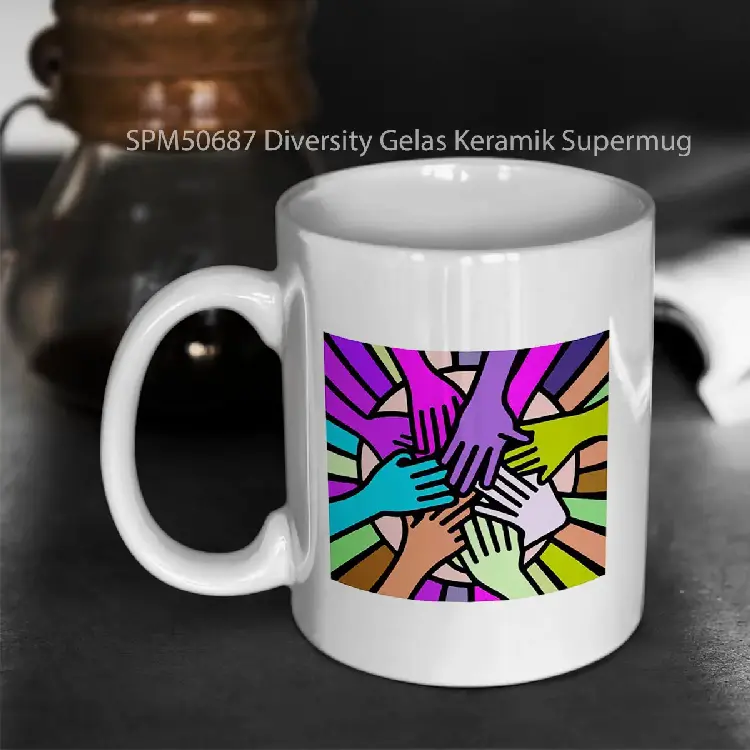 SPM50687 Diversity Gelas Keramik Supermug