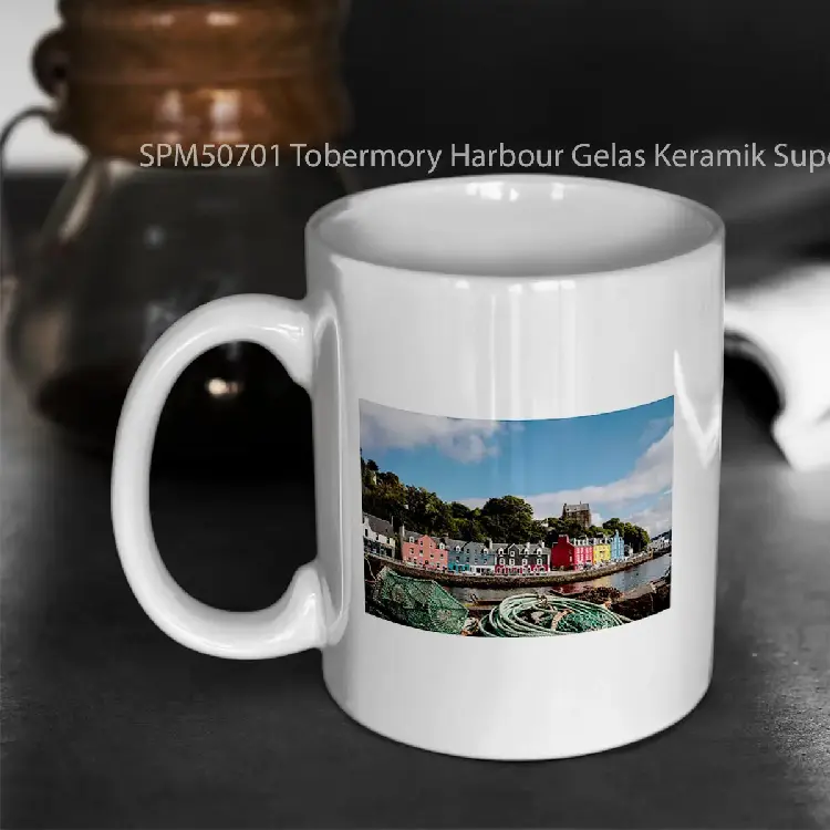 SPM50701 Tobermory Harbour Gelas Keramik Supermug