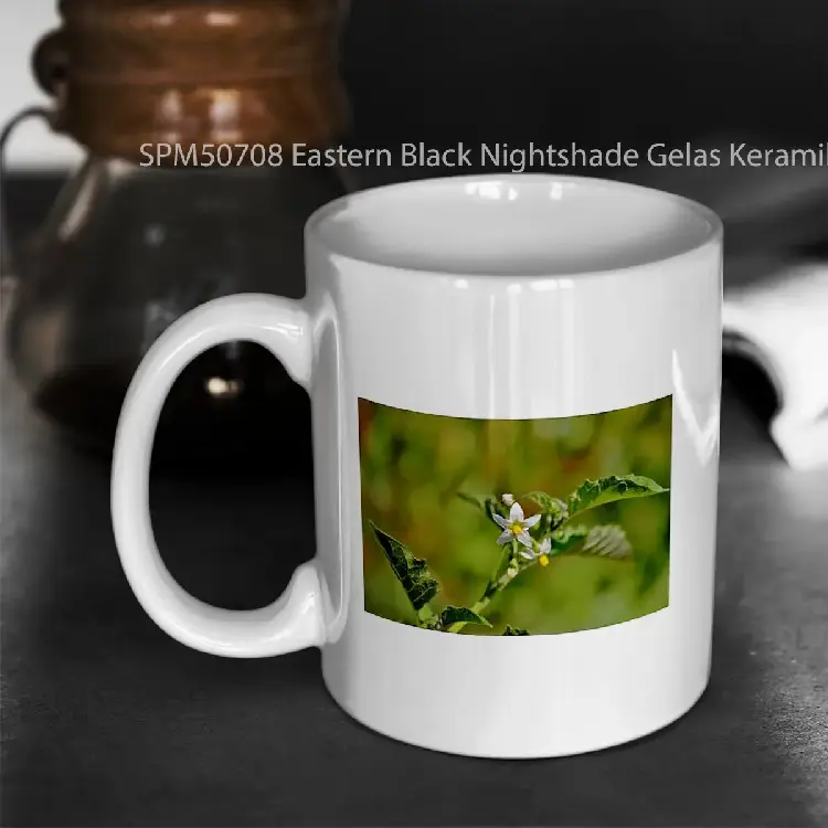 SPM50708 Eastern Black Nightshade Gelas Keramik Supermug