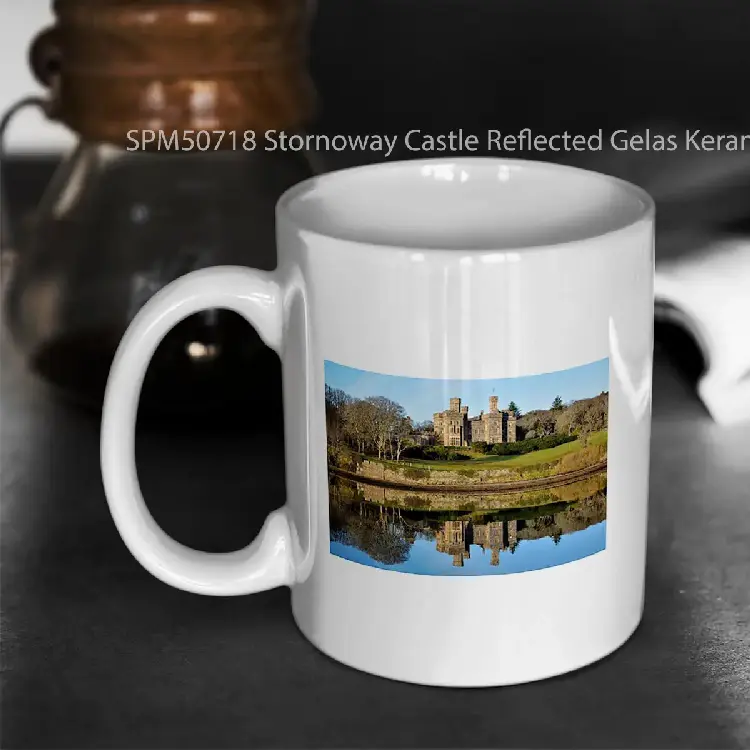 SPM50718 Stornoway Castle Reflected Gelas Keramik Supermug