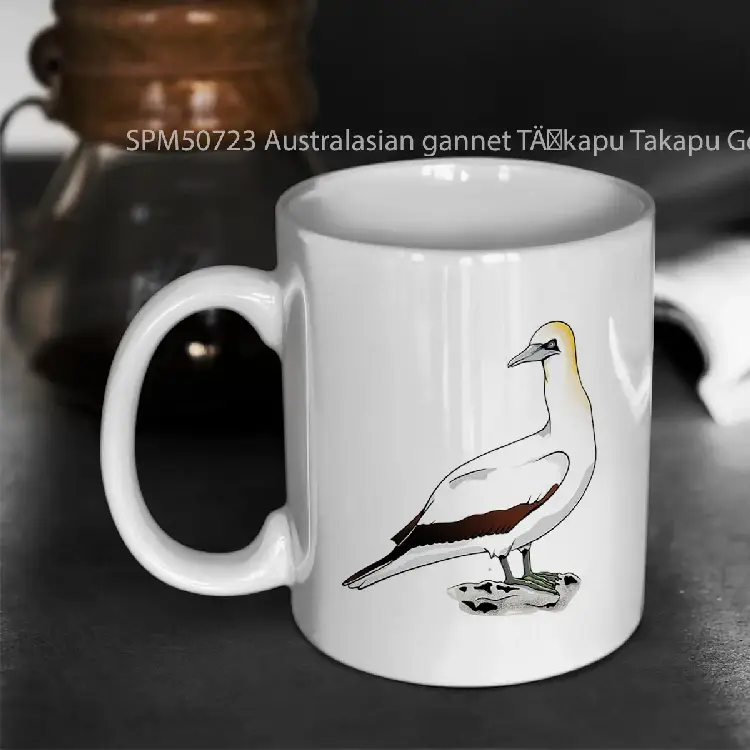 SPM50723 Australasian gannet T%C3%84%C2%81kapu Takapu Gelas Keramik Supermug