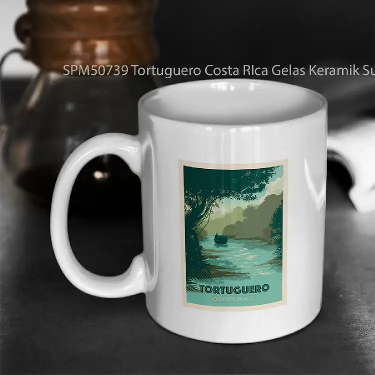 SPM50739 Tortuguero Costa RIca Gelas Keramik Supermug