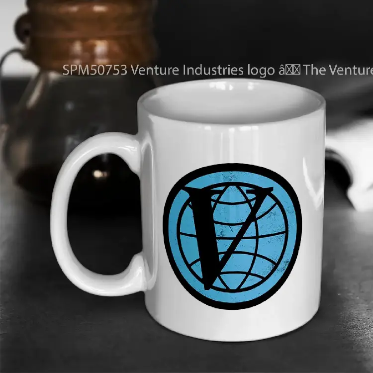 SPM50753 Venture Industries logo %C3%A2%C2%80%C2%94 The Venture Bros Gelas Keramik Supermug