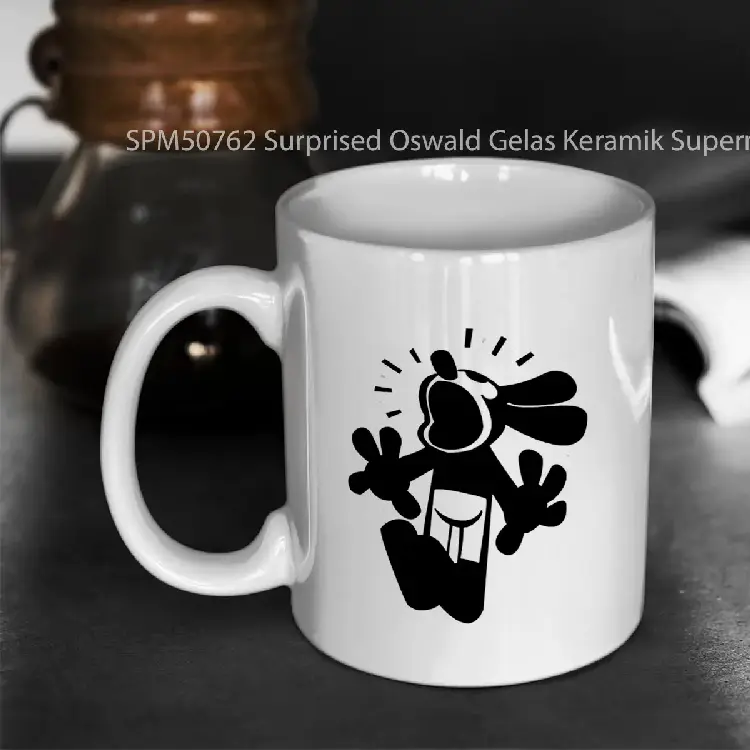 SPM50762 Surprised Oswald Gelas Keramik Supermug
