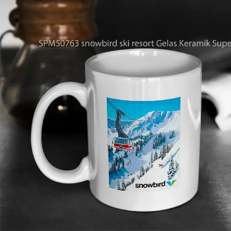 SPM50763 snowbird ski resort Gelas Keramik Supermug