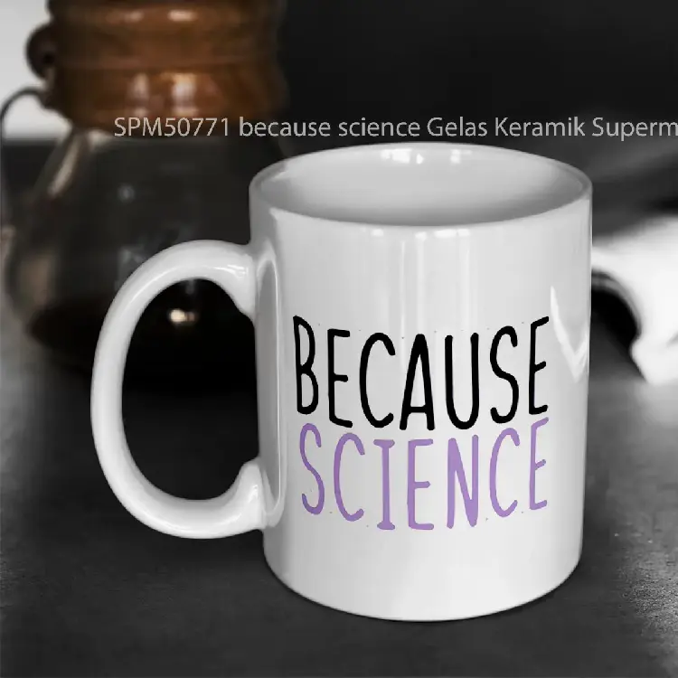 SPM50771 because science Gelas Keramik Supermug