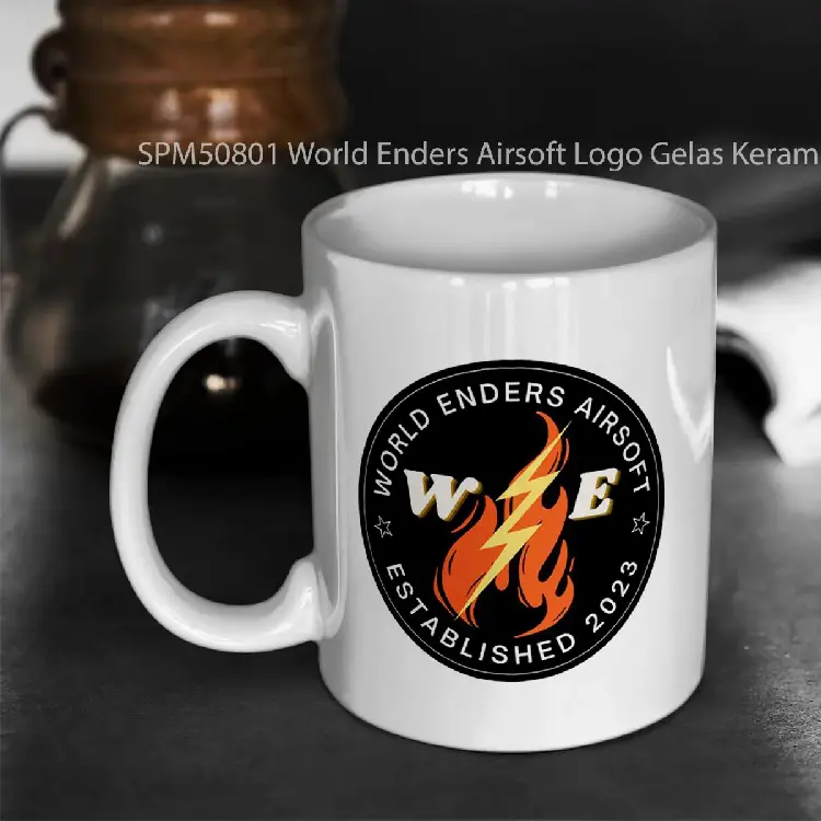 SPM50801 World Enders Airsoft Logo Gelas Keramik Supermug