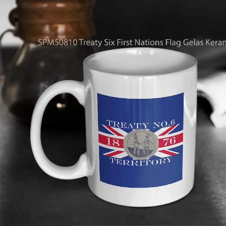 SPM50810 Treaty Six First Nations Flag Gelas Keramik Supermug