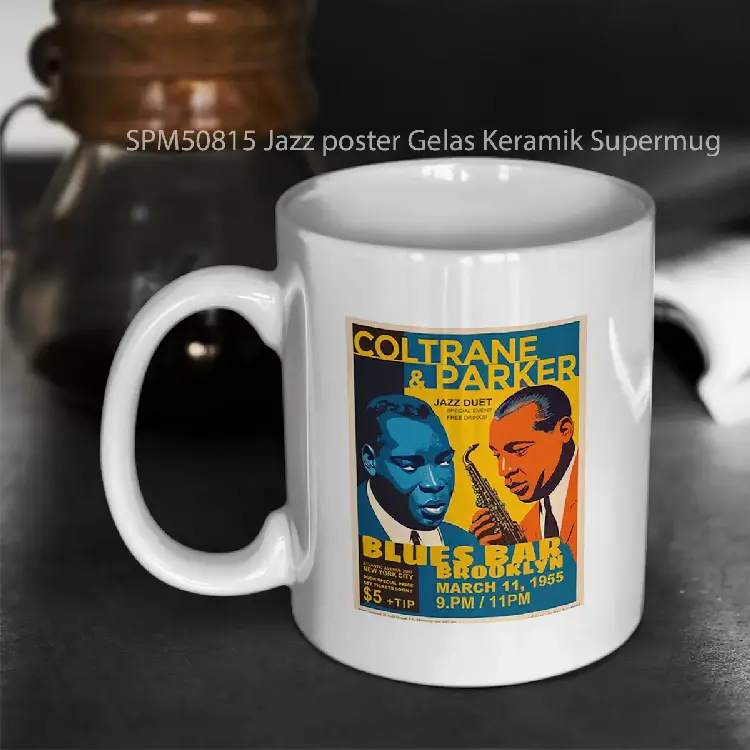 SPM50815 Jazz poster Gelas Keramik Supermug