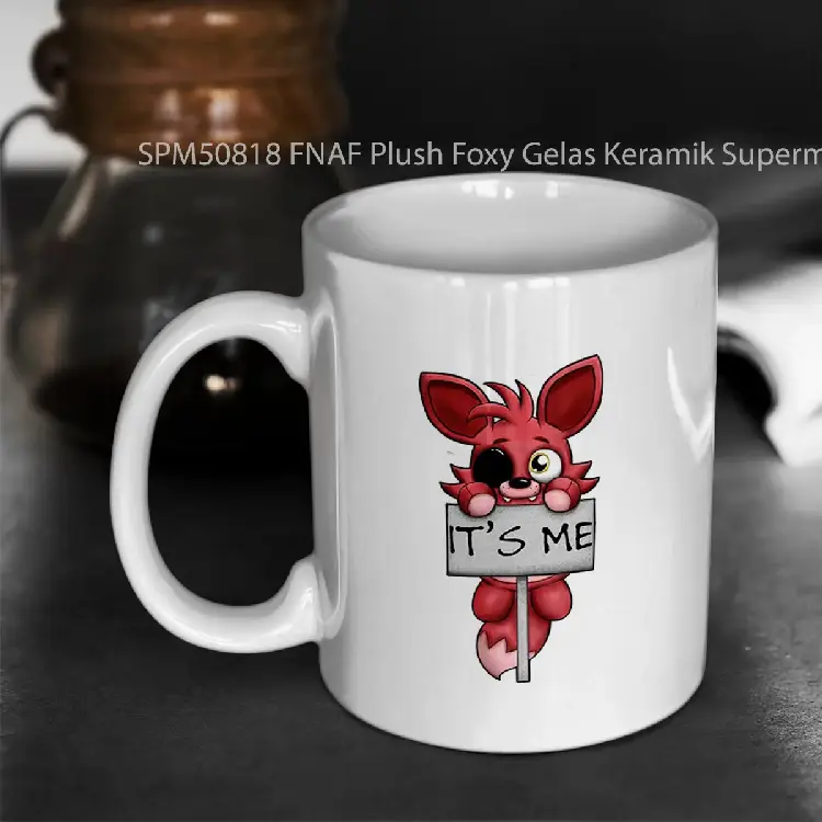 SPM50818 FNAF Plush Foxy Gelas Keramik Supermug