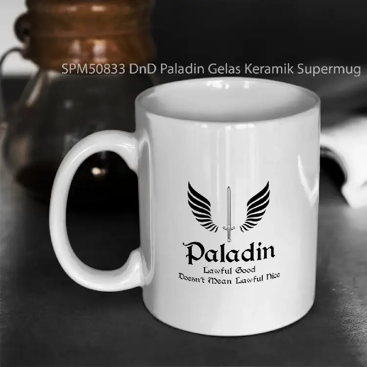 SPM50833 DnD Paladin Gelas Keramik Supermug