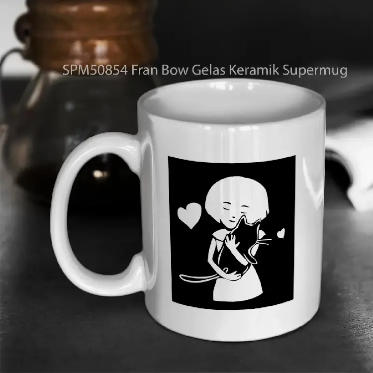 SPM50854 Fran Bow Gelas Keramik Supermug