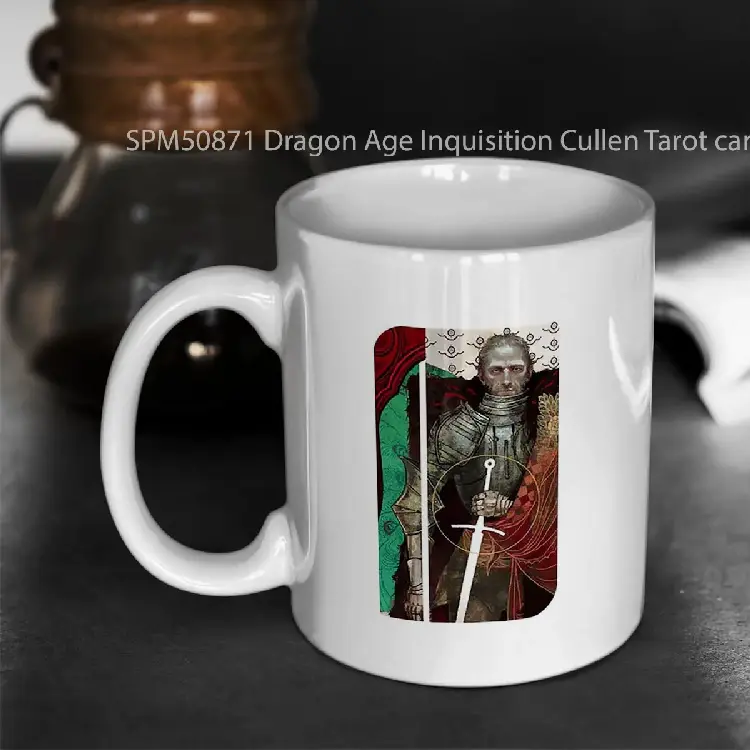 SPM50871 Dragon Age Inquisition Cullen Tarot card Gelas Keramik Supermug