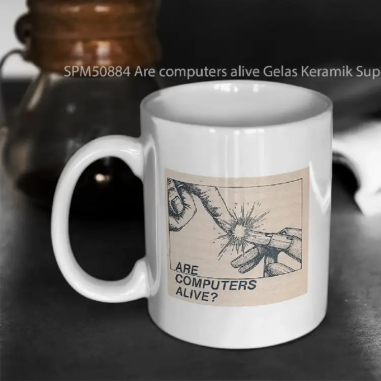 SPM50884 Are computers alive Gelas Keramik Supermug