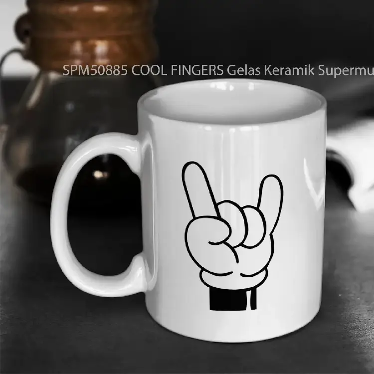 SPM50885 COOL FINGERS Gelas Keramik Supermug